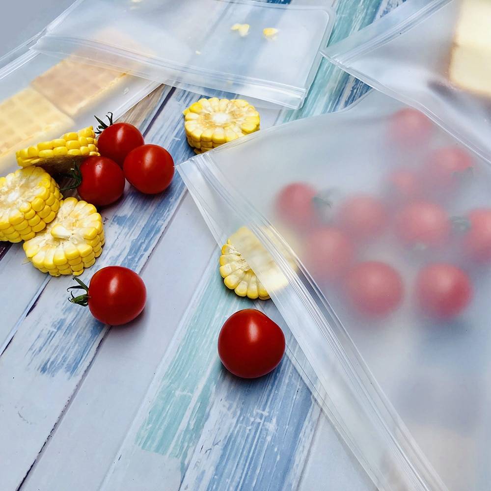 Reusable Leakproof Silicone Ziplock Food Bag Set (12 Pcs) Best Sellers Home & Kitchen  