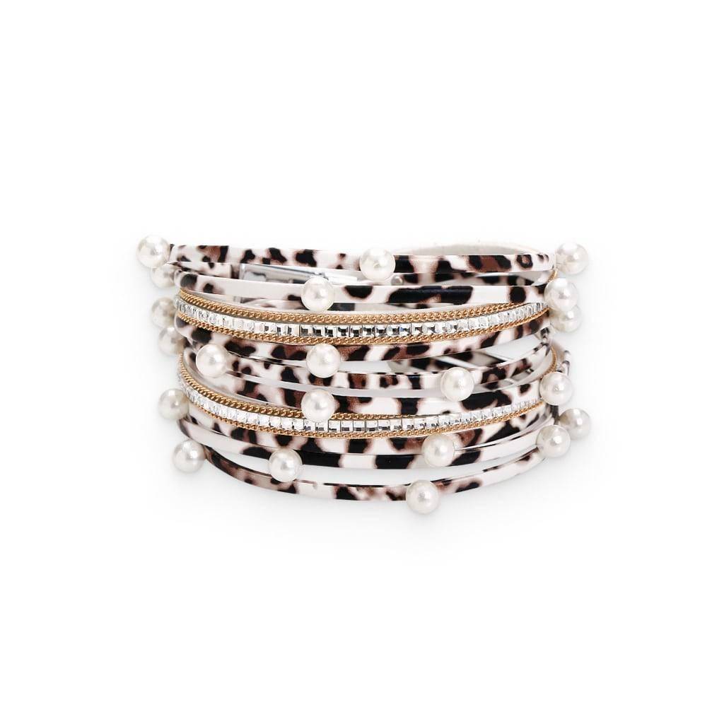 Multilayered Leopard Bracelet  